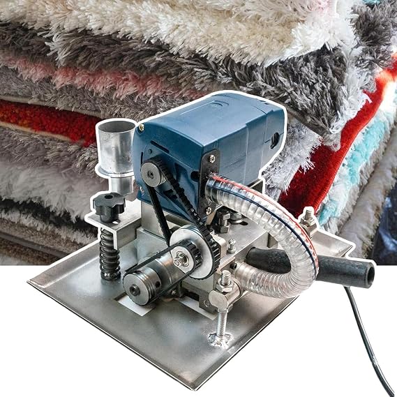 Handheld Carpet Trimmer Tufting,500W Efficient Adjustable Depth Flat Carpet Shearing Machine,Tufted Rug Trimmer Rug Turfting Carver Clippers Carpet Carving Tool