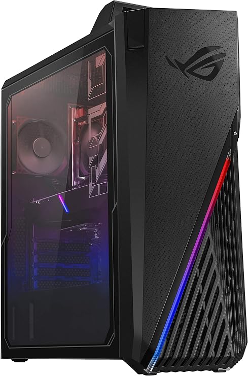 ASUS ROG Strix GA15DH Gaming Desktop PC, AMD Ryzen 5 3600X, GeForce GTX 1660 Super, 8GB DDR4 RAM, 256GB SSD + 1TB HDD, Wi-Fi 5, Windows 10 Home, GA15DH-BS562