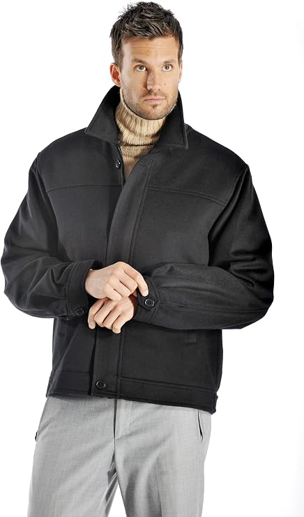 Cashmere Boutique: Men's Cashmere Jacket (Color: Black, Sizes: M/L/XL)