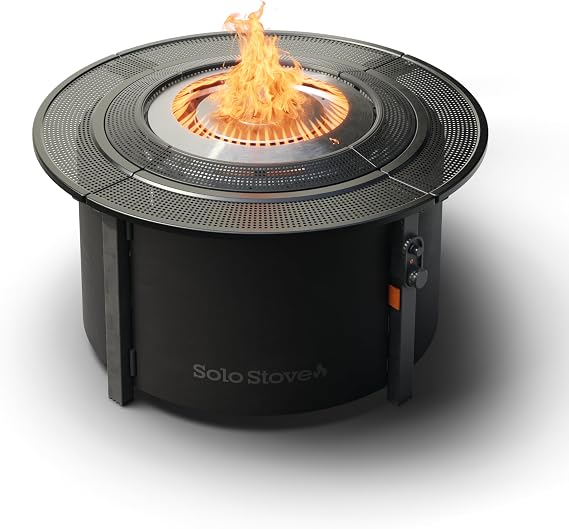 Solo Stove Infinity Flame 42" Propane Fire Pit | Outdoor Gas Fire Pit Table
