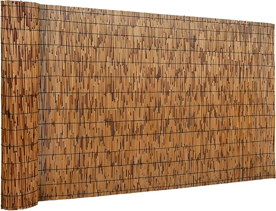 DearHouse Natural Reed Fencing, Eco-Friendly Reed Fence, 3.3 feet High x 13.3 feet Long, Reed Screen for Garden, Privacy