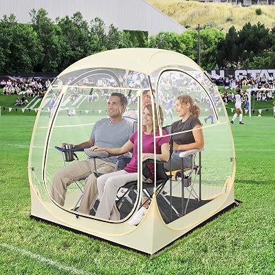 Eapele Sports Tent - Instant Pop-Up Shelter, 1-6 Person, Rain Protection for Sports, Camping, Fishing & Parades