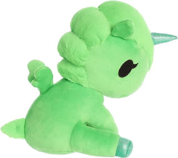 Aurora Enchanting Tokidoki Delicious Unicorno Salad Stuffed Animal - Bright & Colorful Design - Showpiece Plush - Green 8.5 Inches