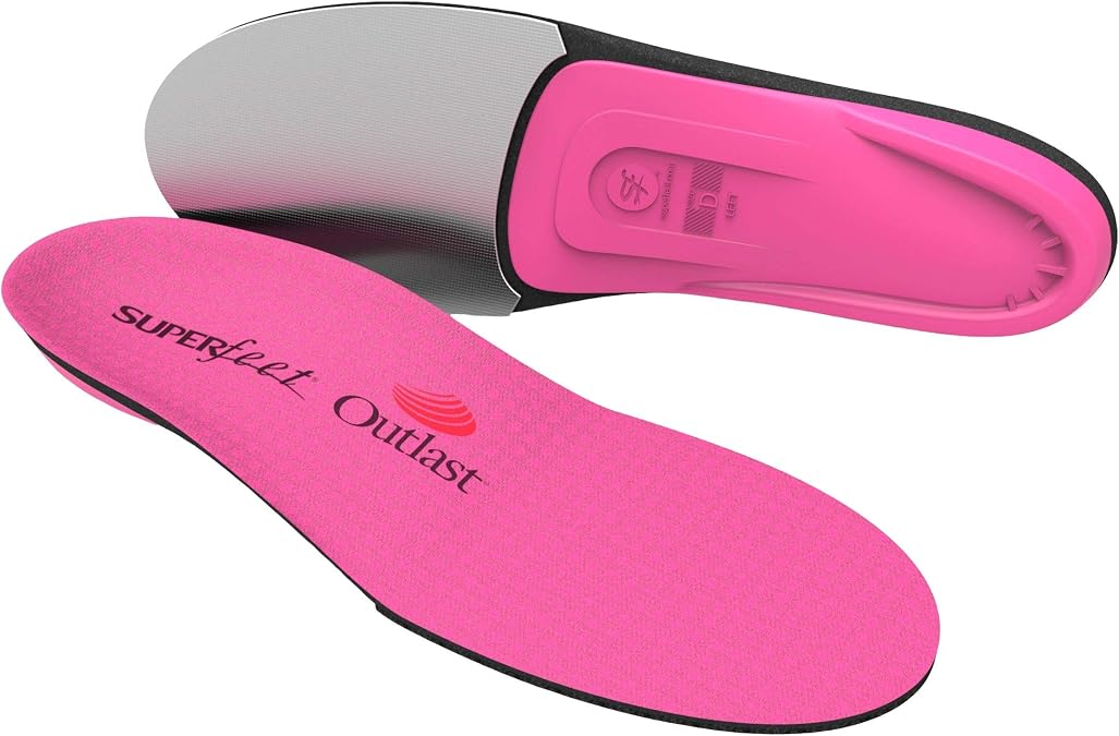 Superfeet Women's Hot Pink Premium Insoles,Pink
