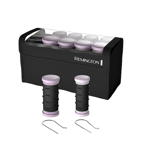 Remington Compact Ceramic Hot Rollers, 10-Piece Hair Roller Set