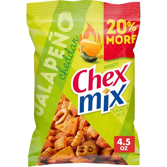 Chex Mix Jalapeno Cheddar Snack Mix, 4.5 oz