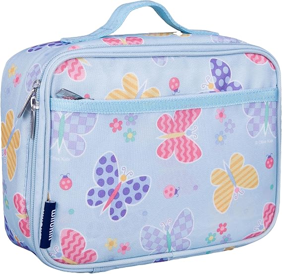 Wildkin Kids Insulated Lunch Box, Butterfly Garden
