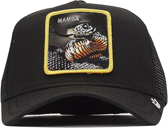 Goorin Animal Farm Big Venom Mamba Limited Edition Snapback Baseball Cap Trucker Hat, Limited Edition, Black