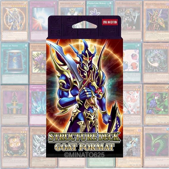 Goat Format Deck Yu-Gi-Oh! Complete Tournament Ready Retro Yugioh TCG Trading Card Game Deck Set Custom Designed Retro Vintage
