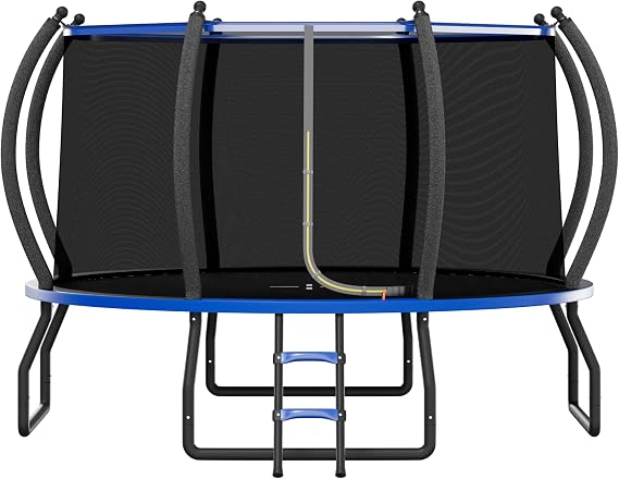 YUMPIE Outdoor Trampoline with Net and Ladder 8FT 10FT 12FT 14FT 16FT