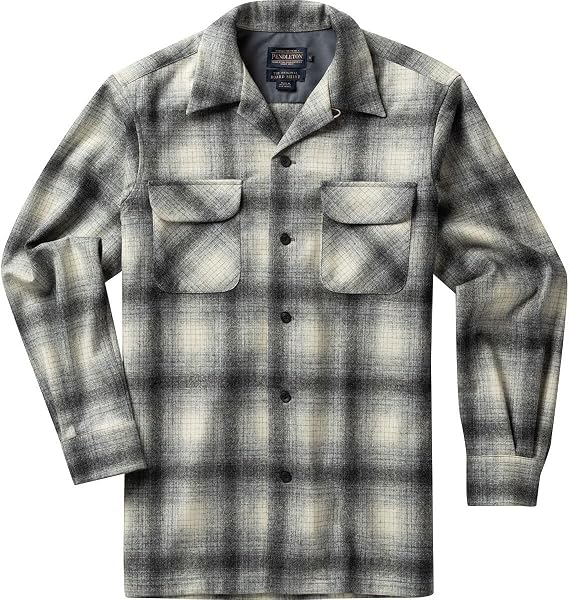 Pendleton Mens Long Sleeve Classic Fit Wool Board Shirt