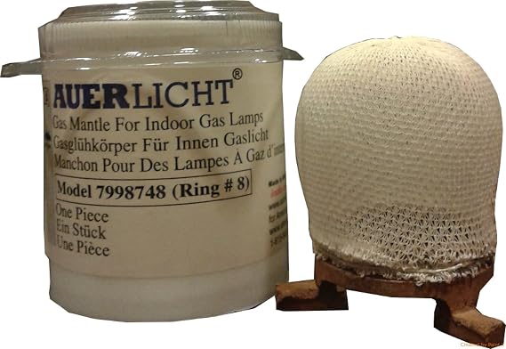 7998748 Indoor Gas Lamp Mantle Ring 8 - for Humphrey/Paulin/Mr. Heater/Falks Indoor Gaslights