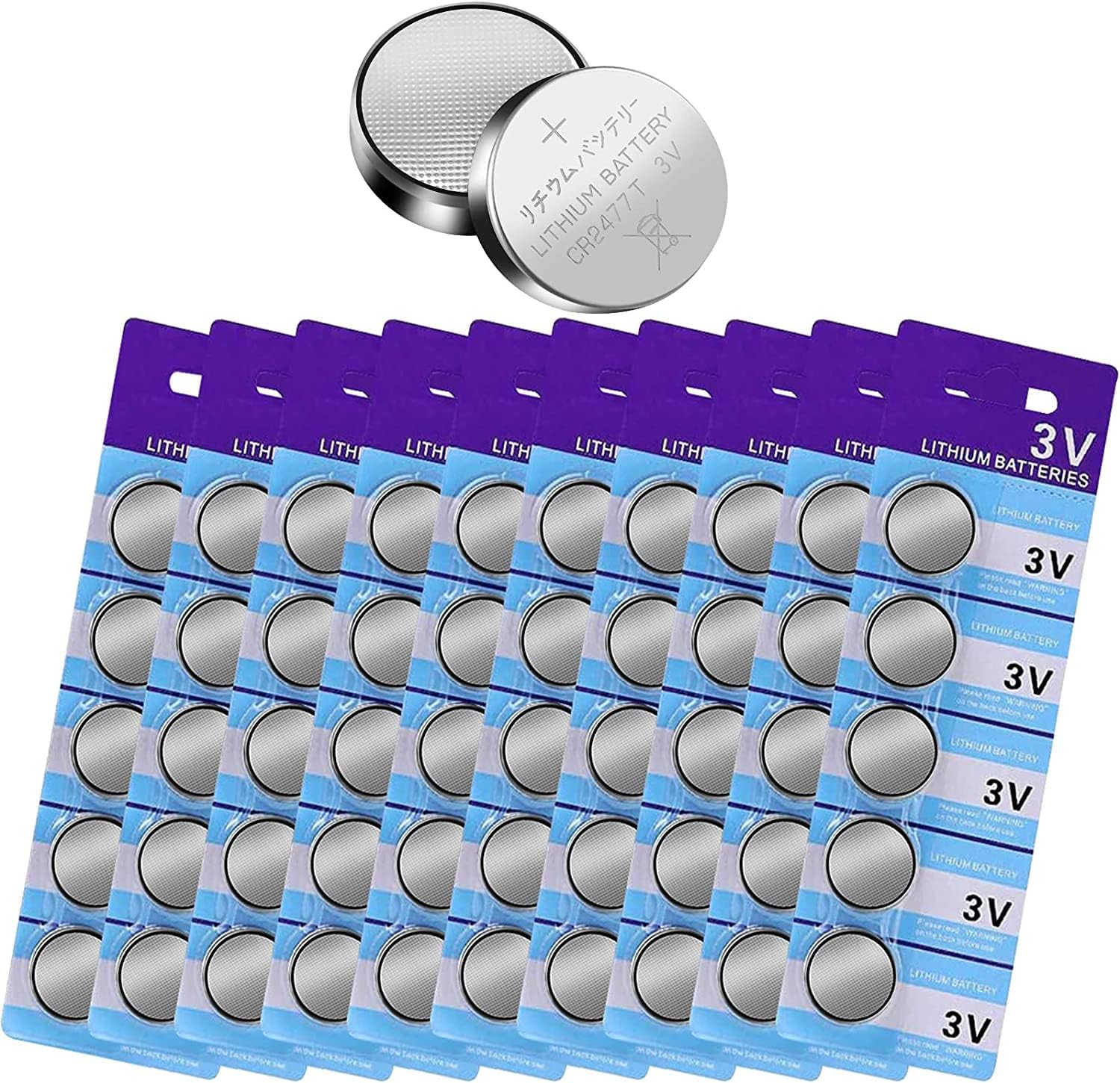 CR2477 Lithium Battery 3 Volt Coin Button Cell