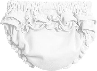 Girls Soft Cotton Ruffle Diaper Cover