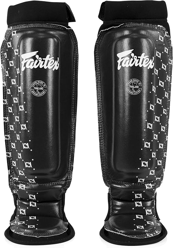 Fairtex SP6 Neoprene Muay Thai Shin Guards Lightweight Reinforced Padding