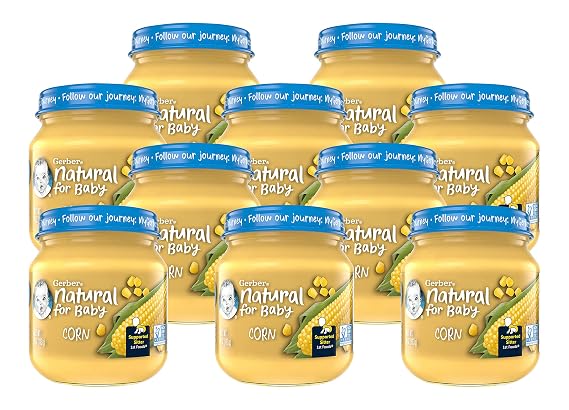 Gerber Natural for Baby 1st Foods Baby Food Jar (Corn)