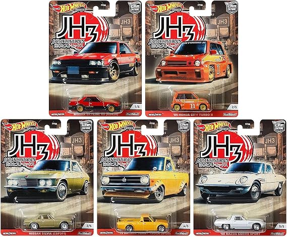 Hot Wheels Premium 2020 Car Culture Japan Historics 3 - Set of 5