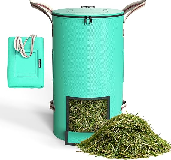 32 Gallon Yard Waste Bags, Reusable Lawn Bags, 1 Pack Leaf Bag | Flexible Design, 4 Reinforced Handles for Easy Moving & Foldable Design, Ideal for Leaf & Miscellaneous Debris Collection