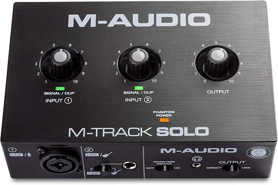 M-AUDIO M-Track Solo USB Audio Interface