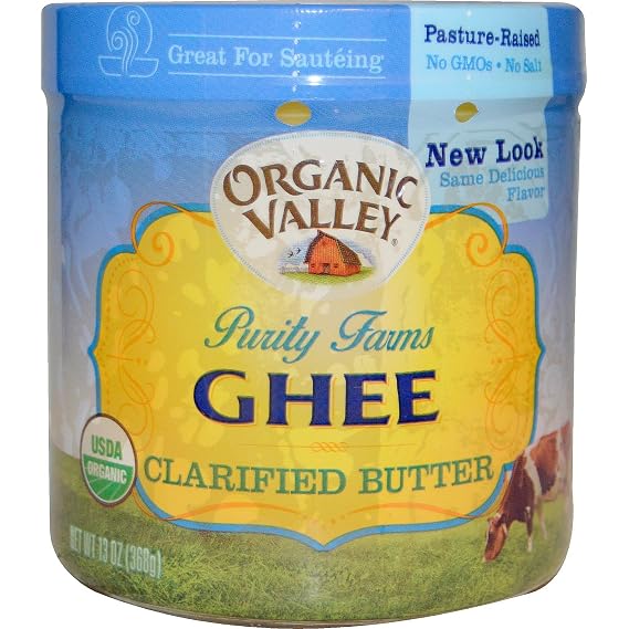 Organic Valley, Organic, Ghee, Clarified Butter, 13 oz (368 g)