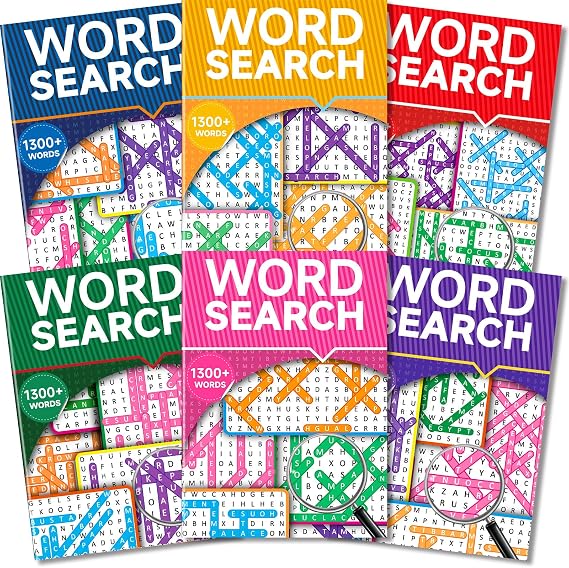 Elfew 8000+ Large Print Word Search Books for Adults & Teens & Seniors