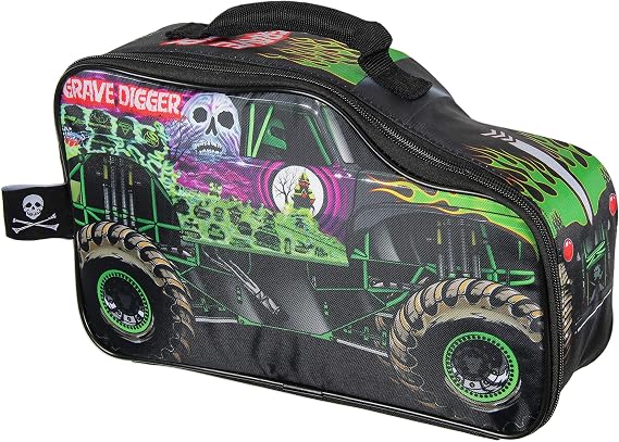INTIMO Monster Jam Grave Digger Truck Shaped Insulated Big Large Work Lunch Box Bag 12"