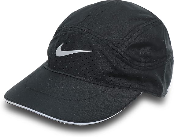 Nike Cap Hat Running Cool Comfort Dri-Fit Jogging Men Women Unisex/Aerobill Tailwind Elite Cap BV2204 010-Black, 57-59cm