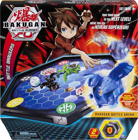 Bakugan Battle Arena, Game Board Collectibles, for Ages 6 and Up (Edition May Vary)