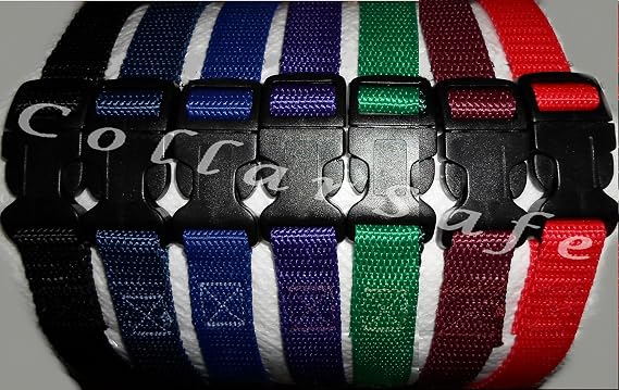 Set of 2 Basic Replacement Collar - Weaves NO Holes! Fits Most 3/4" Width Rechargeable Style Modules - Fits Petsafe Stay & Play, Sonic Bark, Yard & Park, Pawz Away, Sportdog YardTrainer