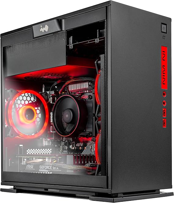Skytech Legacy Mini Gaming PC Desktop - AMD Ryzen 7 2700 3.2GHz, GTX 1660 Super 6GB, 16GB DDR4 3000, 500GB SSD, AC WiFi, Win 10 Home, Black