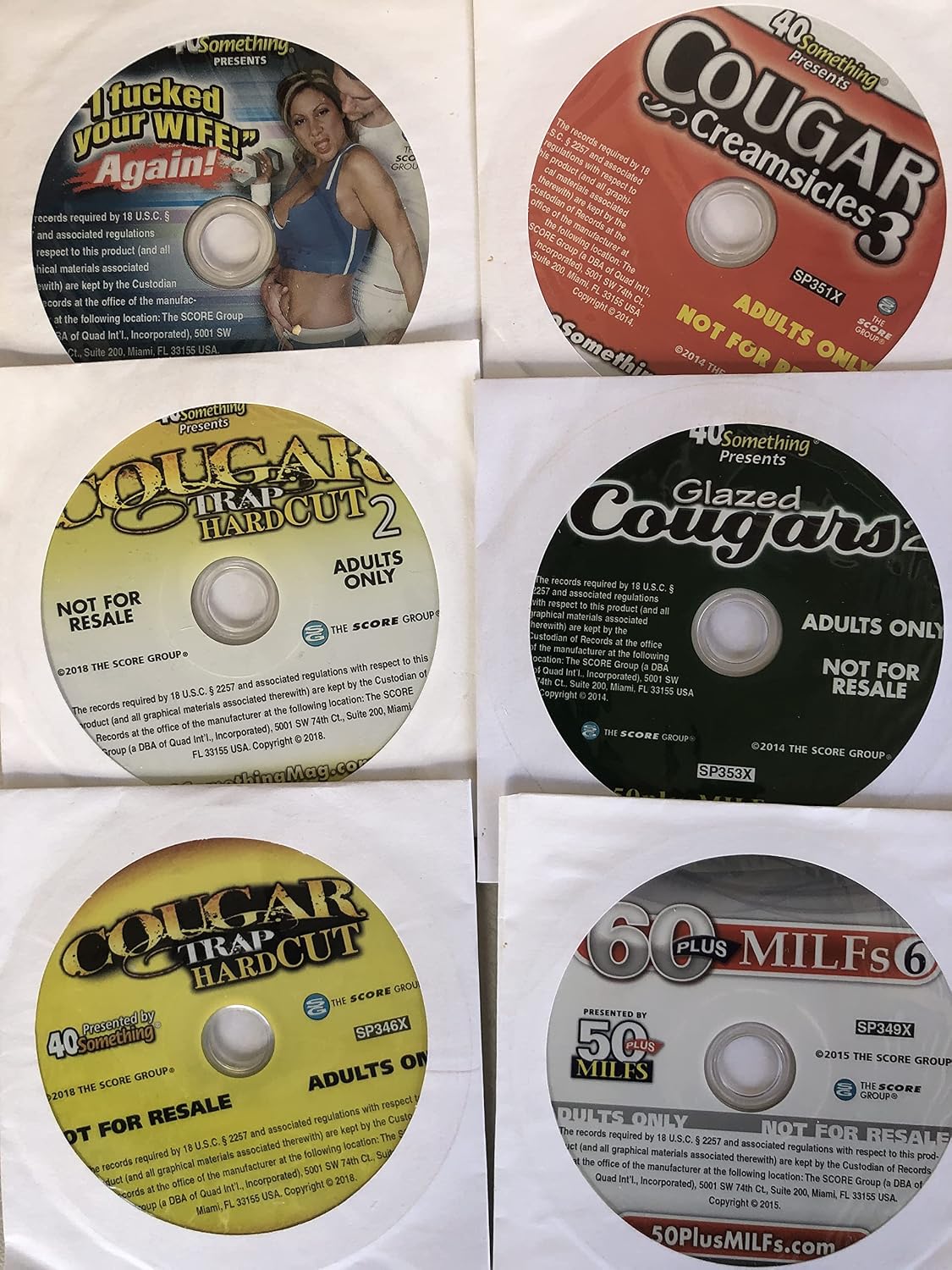 Milfs and Older Beautiful Women DVDs LOT OF 6