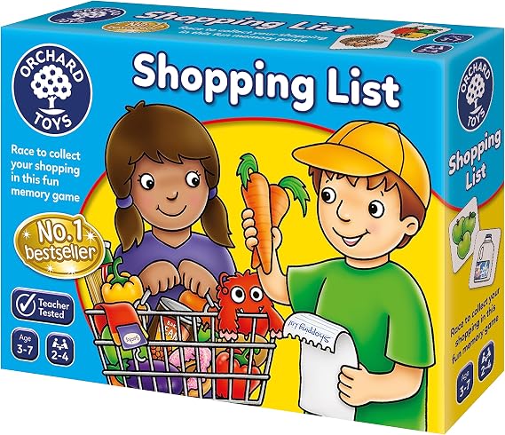 Orchard Toys Shopping List - Educational Memory Game - Age 3-7 - Perfect For Home Learning