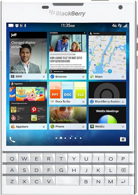 BlackBerry Passport - Factory Unlocked Smartphone - White