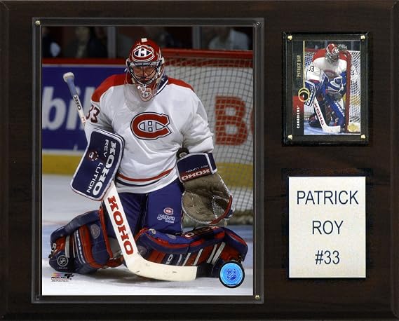 NHL Patrick Roy Montreal Canadiens Player Plaque