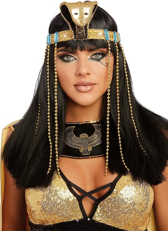 Dreamgirl Womens Cleopatra Headpiece, Egyptian Headpiece Halloween Costume Accessory