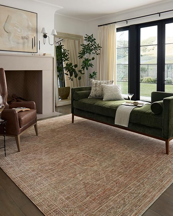Loloi Tabitha Clay/Natural 2'-0" x 3'-4" Accent Rug