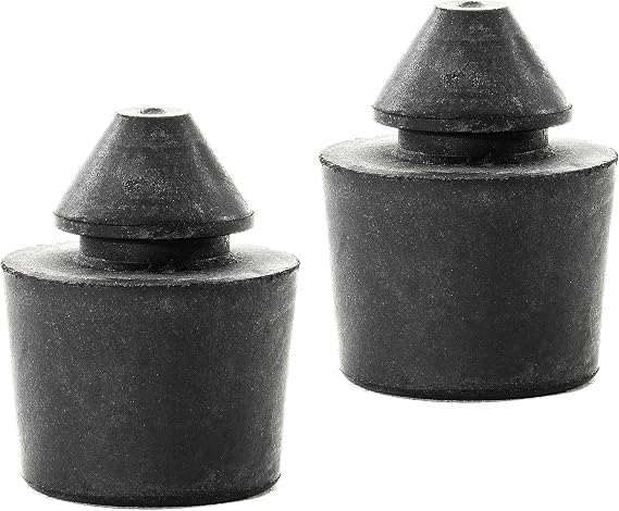 APDTY 140192 Hard Top To B-Pillar Hoop Rubber Bump Bumper Stop Pair (2)