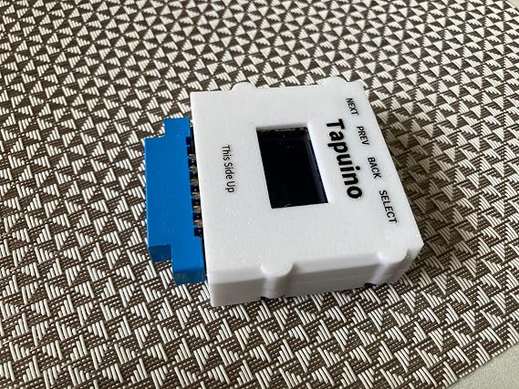 Tapuino Datasette Emulator for C64 Commodore TAP Files Powered by Cassette Port