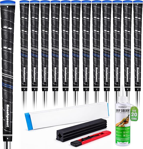 Wrap Golf Grips 13 Pack with Golf Grip Kit ,Golf Club Grips Outstanding Tackiness and Advanced Surface Texture Enhances Control
