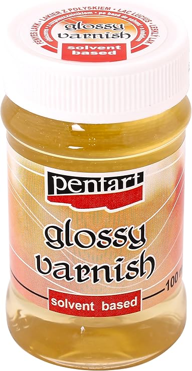 Pentart Solvent-Based Glossy Varnish, Multicolor