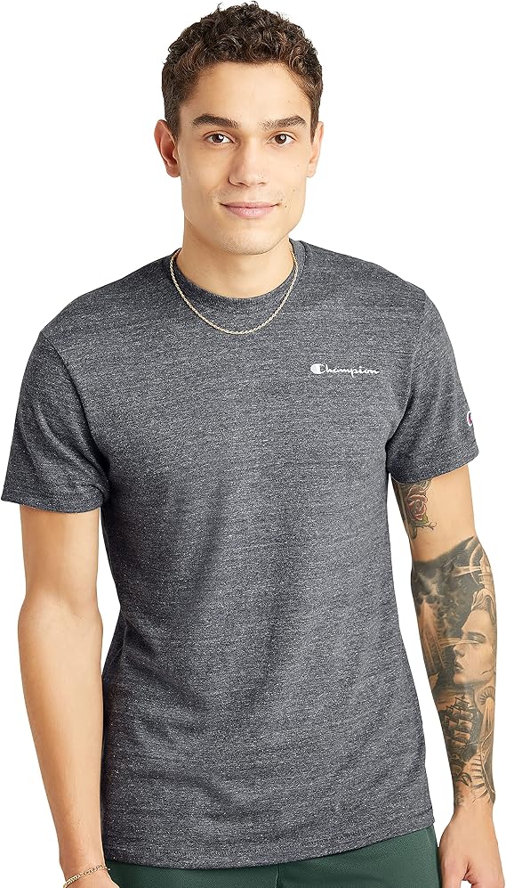 Champion Men's T-Shirt, Powerblend, Soft, Graphic T-Shirt, Most Comfortable T-Shirt for Men