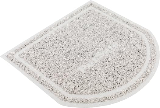 PetSafe Anti-Tracking Litter Mat - Traps Crystal and Clay Clumping Cat Litter - Durable Mesh Material - Easy to Clean Mat - Compatible with All Cat Litter Boxes - Small Size