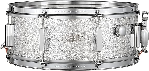 Pearl President Series Deluxe Snare Drum, Silver Sparkle, 14 X 5.5 Inches (PSD1455SE/C450