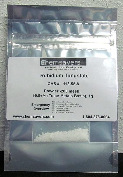 Rubidium Tungstate, Powder -200 mesh, 99.9% Trace Metals Basis, Certified, 1g