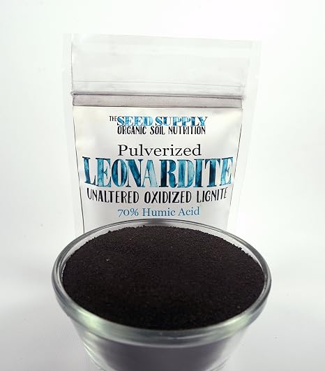 10 Lb Pulverized Leonardite - Natural Unaltered Oxidized Lignite - 70% Humic Acid