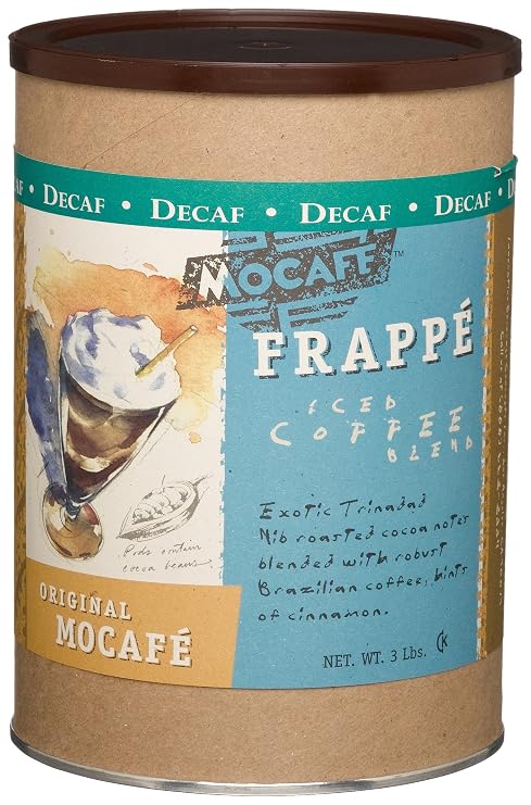 MOCAFE Vanilla Smoothie Mix, Madagascar Powder for Fruit Smoothies and Blended Ice Drinks, 3lb Tin Can