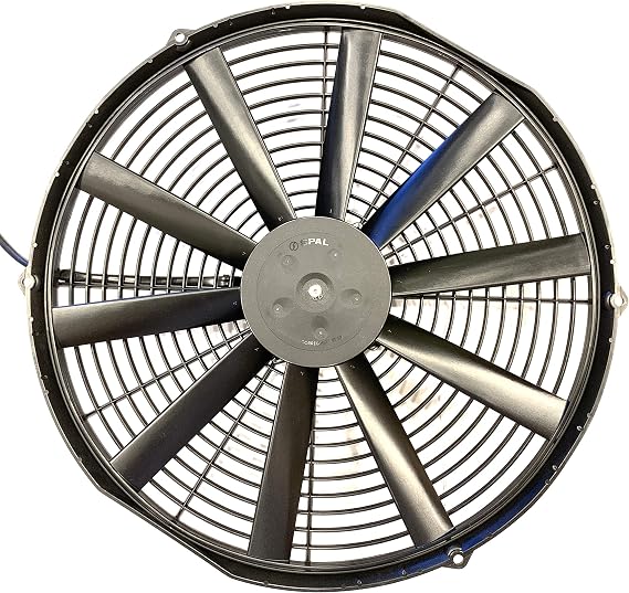 SPAL 30102120 16" Puller Fan 12 VOLT High Performance Straight Blade 1918 cfm VA18-AP70/LL-86A