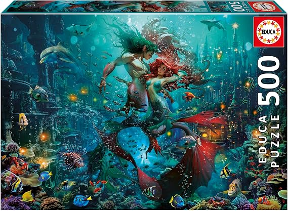 Educa - 500 Piece Puzzle for Adults | Atlantis. Includes Glue Fix Puzzle. Measurements: 48 x 34 cm. from 11 Years (20175)