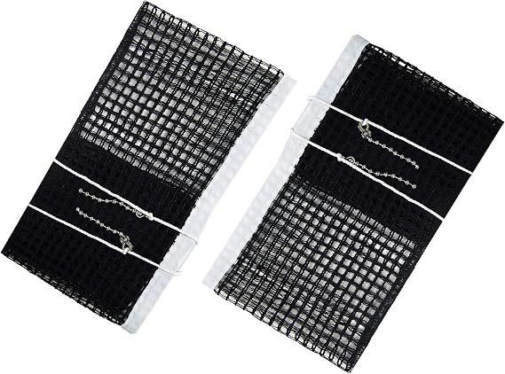 ee Ping Pong Nets Replacement, with Chain Tension Table Tennis Nets for Any Table 60 to 72 Inch, 2 Pack Black