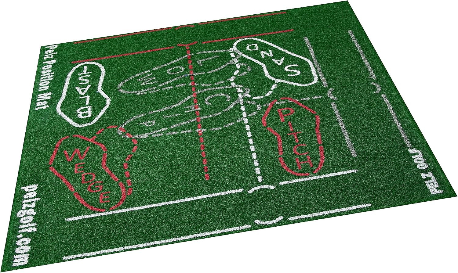 Pelz Golf DP4002 Position Mat green, standard
